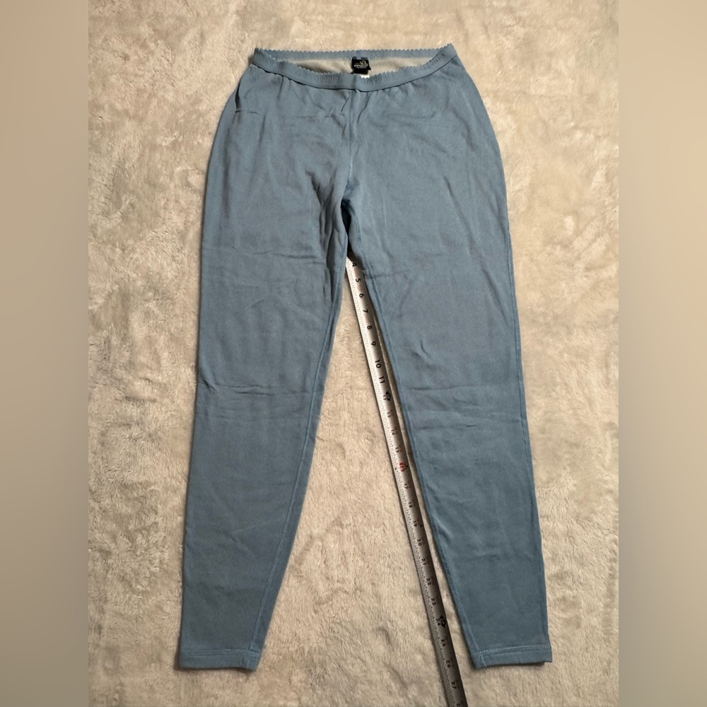 Patagonia Light Blue Capilene Base Layer Leggings